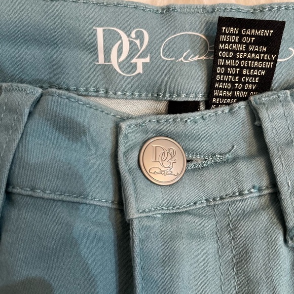 DG2 teal crop jeans, size 4, NWOT - Picture 7 of 8